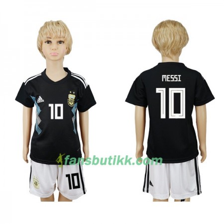 Fotball-VM 2018 Argentina drakt Messi 10 Barn Bortetrøye